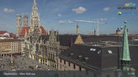 Archiv Foto Webcam Marienplatz München - Altes Rathaus 17:00