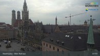 Archiv Foto Webcam Marienplatz München - Altes Rathaus 07:00