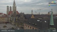Archiv Foto Webcam Marienplatz München - Altes Rathaus 08:00