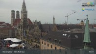 Archiv Foto Webcam Marienplatz München - Altes Rathaus 14:00