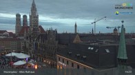 Archiv Foto Webcam Marienplatz München - Altes Rathaus 18:00