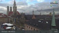 Archiv Foto Webcam Marienplatz München - Altes Rathaus 08:00