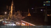 Archiv Foto Webcam Marienplatz München - Altes Rathaus 20:00