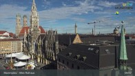 Archiv Foto Webcam Marienplatz München - Altes Rathaus 09:00