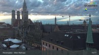 Archiv Foto Webcam Marienplatz München - Altes Rathaus 18:00