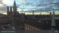 Archiv Foto Webcam Marienplatz München - Altes Rathaus 18:00