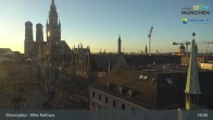 Archiv Foto Webcam Marienplatz München - Altes Rathaus 18:00