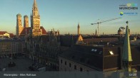 Archiv Foto Webcam Marienplatz München - Altes Rathaus 06:00