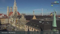 Archiv Foto Webcam Marienplatz München - Altes Rathaus 10:00