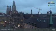Archiv Foto Webcam Marienplatz München - Altes Rathaus 06:00