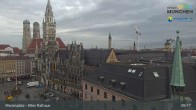 Archiv Foto Webcam Marienplatz München - Altes Rathaus 08:00