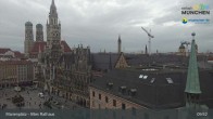 Archiv Foto Webcam Marienplatz München - Altes Rathaus 09:00