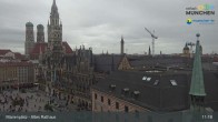Archiv Foto Webcam Marienplatz München - Altes Rathaus 10:00