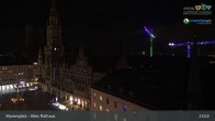 Archiv Foto Webcam Marienplatz München - Altes Rathaus 04:00