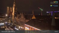 Archiv Foto Webcam Marienplatz München - Altes Rathaus 18:00