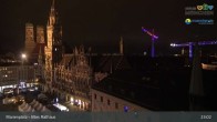 Archiv Foto Webcam Marienplatz München - Altes Rathaus 02:00
