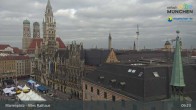 Archiv Foto Webcam Marienplatz München - Altes Rathaus 08:00