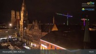 Archiv Foto Webcam Marienplatz München - Altes Rathaus 18:00