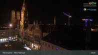 Archived image Webcam Marienplatz Munich, Bavaria 00:00