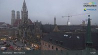 Archiv Foto Webcam Marienplatz München - Altes Rathaus 07:00