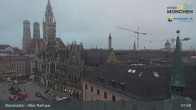 Archiv Foto Webcam Marienplatz München - Altes Rathaus 08:00
