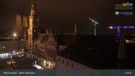 Archiv Foto Webcam Marienplatz München - Altes Rathaus 04:00