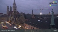 Archiv Foto Webcam Marienplatz München - Altes Rathaus 06:00