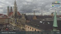 Archived image Webcam Marienplatz Munich, Bavaria 12:00