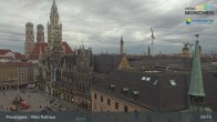 Archiv Foto Webcam Marienplatz München - Altes Rathaus 08:00