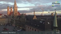 Archiv Foto Webcam Marienplatz München - Altes Rathaus 07:00