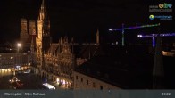 Archiv Foto Webcam Marienplatz München - Altes Rathaus 04:00