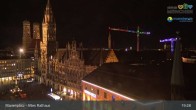 Archiv Foto Webcam Marienplatz München - Altes Rathaus 18:00