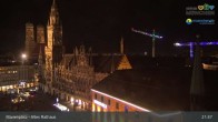 Archiv Foto Webcam Marienplatz München - Altes Rathaus 20:00