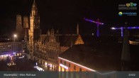 Archiv Foto Webcam Marienplatz München - Altes Rathaus 04:00