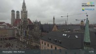 Archived image Webcam Marienplatz Munich, Bavaria 12:00