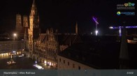Archiv Foto Webcam Marienplatz München - Altes Rathaus 00:00
