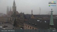 Archiv Foto Webcam Marienplatz München - Altes Rathaus 08:00