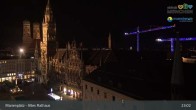 Archiv Foto Webcam Marienplatz München - Altes Rathaus 04:00