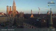 Archiv Foto Webcam Marienplatz München - Altes Rathaus 06:00