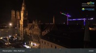 Archiv Foto Webcam Marienplatz München - Altes Rathaus 00:00