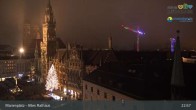 Archiv Foto Webcam Marienplatz München - Altes Rathaus 04:00