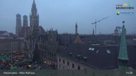 Archiv Foto Webcam Marienplatz München - Altes Rathaus 14:00
