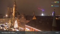 Archiv Foto Webcam Marienplatz München - Altes Rathaus 18:00