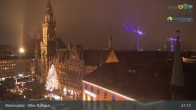 Archiv Foto Webcam Marienplatz München - Altes Rathaus 20:00