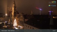 Archiv Foto Webcam Marienplatz München - Altes Rathaus 04:00