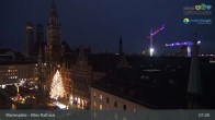 Archiv Foto Webcam Marienplatz München - Altes Rathaus 06:00