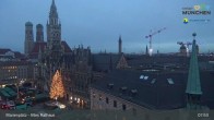 Archiv Foto Webcam Marienplatz München - Altes Rathaus 07:00