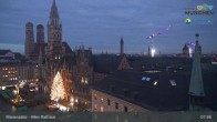 Archiv Foto Webcam Marienplatz München - Altes Rathaus 06:00