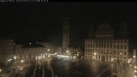 Archiv Foto Webcam Augsburger Rathausplatz und Perlachturm 23:00