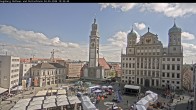 Archived image Webcam Rathausplatz in Augsburg, Bavaria 09:00